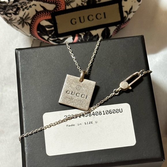 Gucci silver necklace authentic - Picture 5 of 8